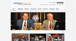 Desktop Screenshot of hendersonlions.org